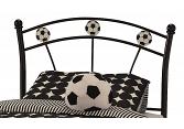 3ft Single Football Soccer Black Metal Bed Frame 4